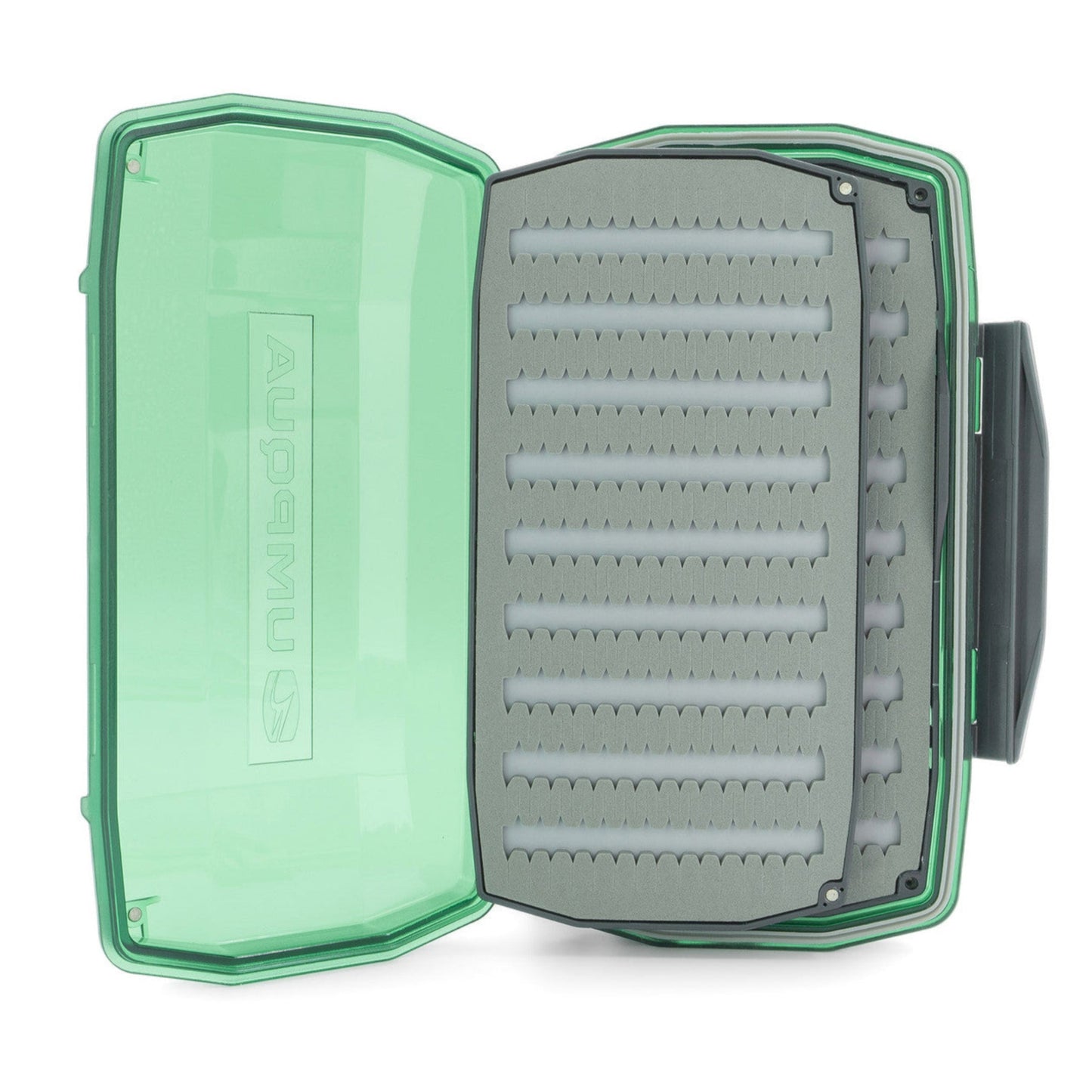 For serious nymph anglers, success isn't just about having the right flies—it's about having enough of the fly. As Umpqua's highest-capacity fly box, the Ultimate Nymph Box is your trusted river companion.

With four versatile inserts, Power grip Foam for unmatched fly retention, and an IPX6.5-rated waterproof shell with a secure latch closure, this box ensures you're never without solutions when it matters most. When you're putting all your eggs in one basket, you deserve the confidence that comes with the